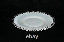 Vtg Early Fenton Silver Crest Ruffle 8½ Salad Dessert Plate Cake Snack Bread