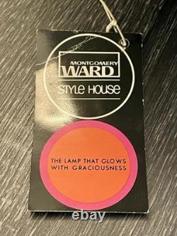 Vtg Pair BAR Light Shade Lamp Round Globe White Milk Glass 6 Mid Century