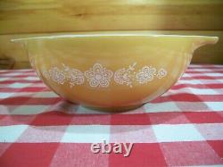 Vtg Pyrex Cinderella Butterfly Gold Set # 441, 442, 443, 444