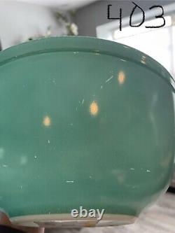 Vtg Pyrex Robin Egg Blue Turquoise Nesting Mixing Bowl Full Set 401,402, 403,404