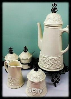 Vtg Victorian Tea Set By Georges Briard. VERY RARE Complete Set From The 1950's