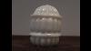 Wehavalot Vintage Antique White Milk Glass Bird Cage Shell Cup Seed Feeder O L Co Ny