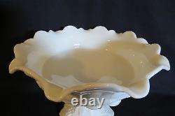 Westmoreland Glass 12 Bowl & Base Paneled Grape 2 pc