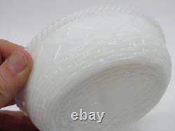 Westmoreland Hen on Nest Blue Milk Glass White Head Covered Dish
