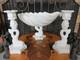 Westmoreland Milk Glass Dolphin Koi Fish 13 Shell Bowl & 9 Candle Holder Pair