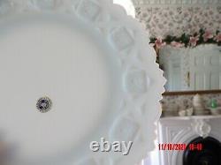 Westmoreland Milk Glass Old Quilt 64 Pieces EIGHT(8) PLACE SETTINGS