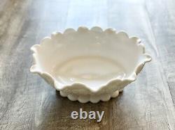 Westmoreland Milk Glass Oval Dish Large Paneled Grape! Minty