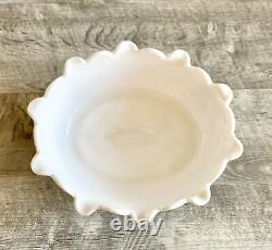 Westmoreland Milk Glass Oval Dish Large Paneled Grape! Minty