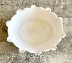 Westmoreland Milk Glass Oval Dish Large Paneled Grape! Minty