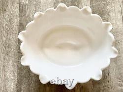 Westmoreland Milk Glass Oval Dish Large Paneled Grape! Minty