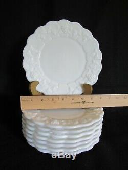 Westmoreland Milk Glass Paneled Grape Dinner Place Setting Collection 39pc