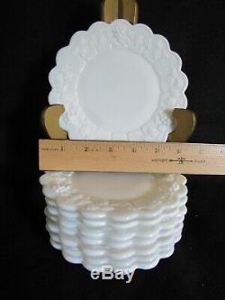 Westmoreland Milk Glass Paneled Grape Dinner Place Setting Collection 39pc