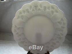 Westmoreland Milk Glass Paneled Grape Dinner Place Setting Collection 39pc