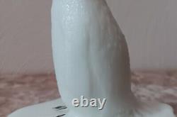 Westmoreland Milk Glass Penguin on Iceburg RARE Never Seen