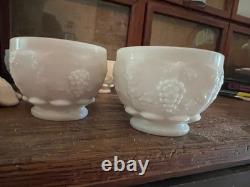 Westmoreland Milkglass Punch Bowl and Cups/ Great condition