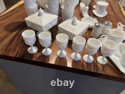 Westmoreland Old Quilt Milk Glass Collection