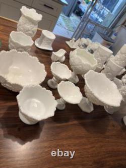 Westmoreland Old Quilt Milk Glass Collection