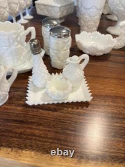 Westmoreland Old Quilt Milk Glass Collection