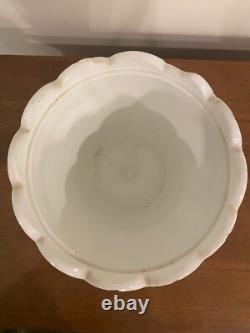 Westmoreland Rare Large Grape Pattern Milk Glass Canister