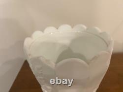 Westmoreland Rare Large Grape Pattern Milk Glass Canister