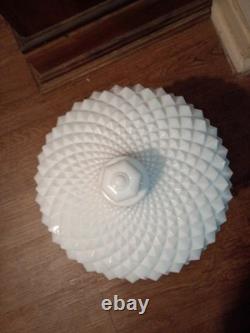 Westmoreland XL Sawtooth Milk Glass