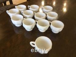 Westmoreland milk glass Punch Bowl Cups (12)