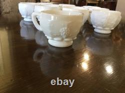 Westmoreland milk glass Punch Bowl Cups (12)