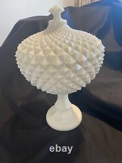 Westmoreland milk glass vase