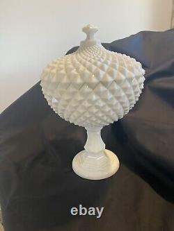 Westmoreland milk glass vase