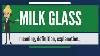What Is Milk Glass What Does Milk Glass Mean Milk Glass Meaning Definition Explanation