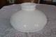 White Milk Glass Hobnail Globe Ex-large Round Lamp Shade 13 5/8 Wide Fitter