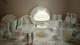 White Milk Glass Hobnail Grape Harvest Large Collection Lot (70 Pieces)