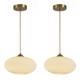 White Milk Glass Pendant Lights Kitchen Island Mid Century Modern Globe Penda