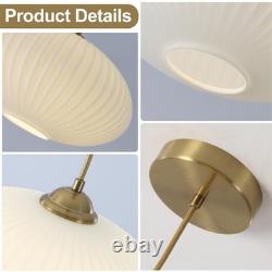 White Milk Glass Pendant Lights Kitchen Island Mid Century Modern Globe Penda