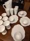 White Milk Glass Set See Photos Fast Free Shipping