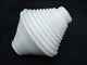 White Milk Glass Space Rings Cone Lightning Rod Ball Barn Ribbed Barn Finial