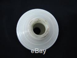 White Milk Glass Space Rings Cone Lightning Rod Ball Barn Ribbed Barn Finial